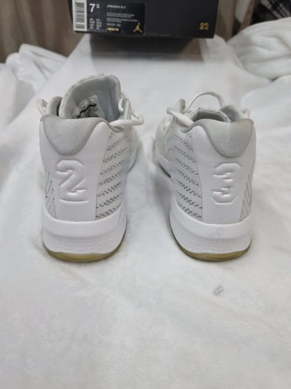 Nike Jordan B. Fly White Basketball Shoes